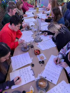 Christmas Modern Calligraphy Workshop - Mon 9th Dec @ The Lane, Deal