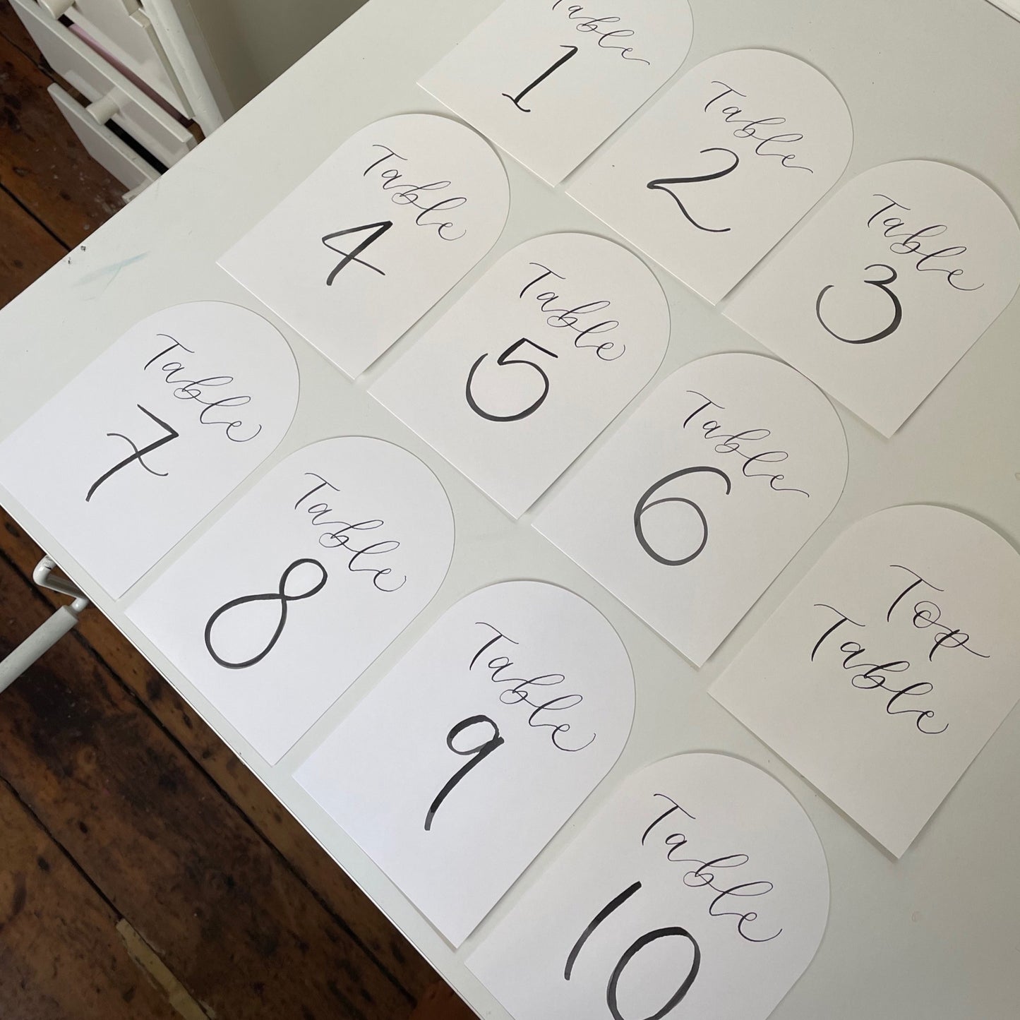 Arched Table Numbers